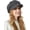 Dark Grey, variant on DOVACKA Women's Newsboy Cap Vintage Baker Boy Hat 8-Panel Crown Peaked Visor, Soft Sweatband & Lining, Comfort Fit 56-58cm (7-7 1/4), Durable Casual Hat for Spring Fall Winter。Berets Cap Red