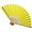 Yellow, variant on kjfeif Solid Color Paper Fans, Handheld Folding Fans Foldable Bamboo Fans Japanese Chinese Style for Wedding DIY Crafting Wall Decoration Party Favors
