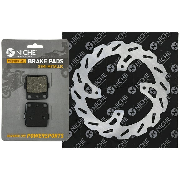 Niche Front Left Brake Rotor Pad Kit for Honda 43120-HA5-305 Motorcycle MK1006735