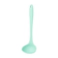 thumbnail image 2 of Soup Spoon, Long Handle Scald Proof Cooking Spoon, High Temperature Resistant Kitchen Tableware Dishwasher Oven Freezer Safe, Green, 2 of 3