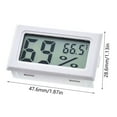 thumbnail image 2 of Hygrometer Indoor Humidity Meter Easy To Use Digital Temperature Measuring Device For Home Bedroom Kitchen Accurate Readings Lightweight And Compact Design, 2 of 6