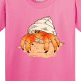 thumbnail image 4 of Inktastic Cute Hermit Crab on Beach Youth T-Shirt, 4 of 5