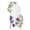 Purple, variant on Arch Covers, Purple Tulip Floral Arch Covers Stretchy Backdrop 7.2'x4', Pastel Country White Wildflower Spandex Fitted Round Top Chiara Arches Backdrop Cover for Wedding Party Birthday Banquet