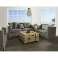thumbnail image 2 of Padma's Plantation Sunset Beach Wood Sofa in Canvas Flax Tan, 2 of 2
