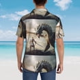 thumbnail image 3 of Lsque Swordsman Cool Dragon pattern Hawaiian Shirt for Men, Unisex Summer Beach Casual Short Sleeve Button Down Shirts-X-Large, 3 of 9