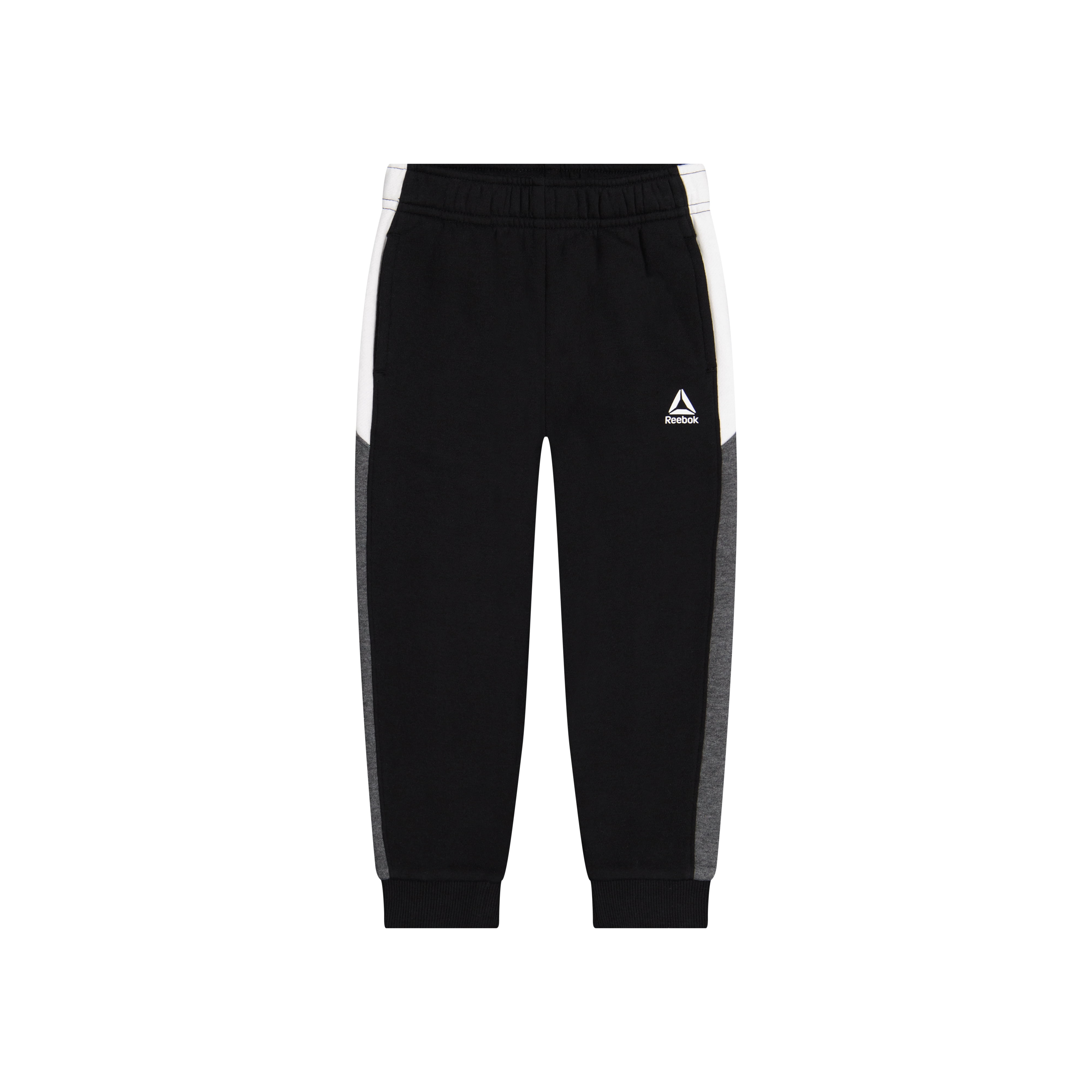 Reebok Toddler Play Hard Crew and Jogger Colorblock Set, 2-Piece, Sizes 12M-5T