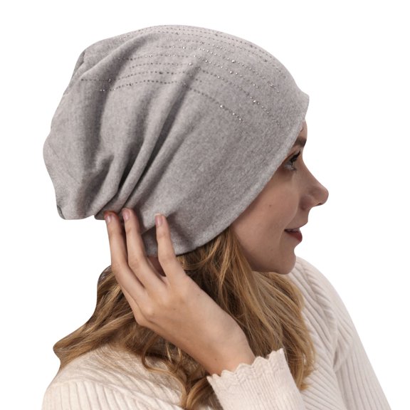 Hats for men women Double Layer Hot Drill Knitted Hat Loose Elastic Cotton Hip Hop Warm Wool Cap