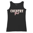 thumbnail image 5 of Country Girl Logo Women's Tank Top Western Rodeo Style Southern Pride Cowgirl Rustic Feminine Farm Life Ranch, 5 of 7