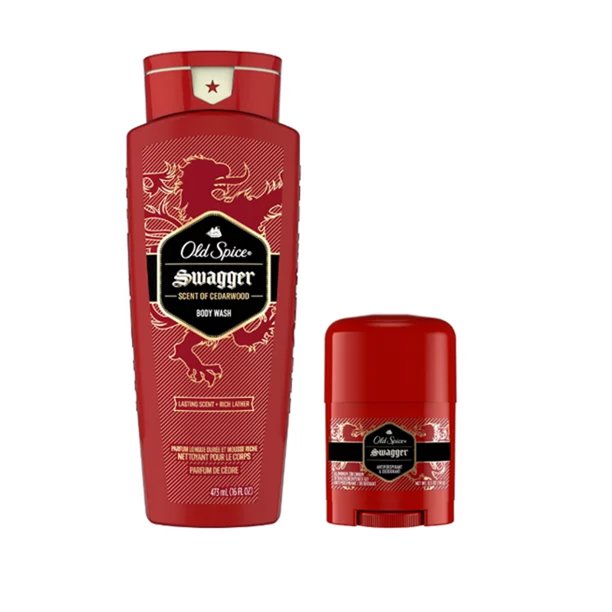 Old Spice Swagger Men Gel Body Wash 16 fl. oz + Mini Antiperspirant