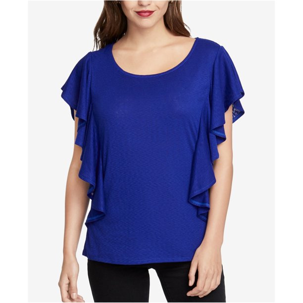 Blusa Rachel Roy Greta para mujer Azul Grande