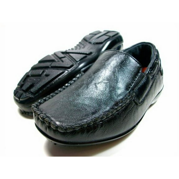 Toddler Boys Black Driving Casual Dress Shoes Styled In Italy Conal By D Aldo