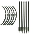 thumbnail image 1 of Climbing Small Plants Plastic Stake 6pcs Support Ring Garden Semi-circular Flowers And Vegetables Lattice, 1 of 10