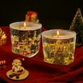 thumbnail image 3 of Automatic Sensor Candle 4 Inch Glass Jar with Light Activated Sensor Christmas Tree Design Scented Candle for Home Decor Gift Set Holiday Aromatherapy, 3 of 7