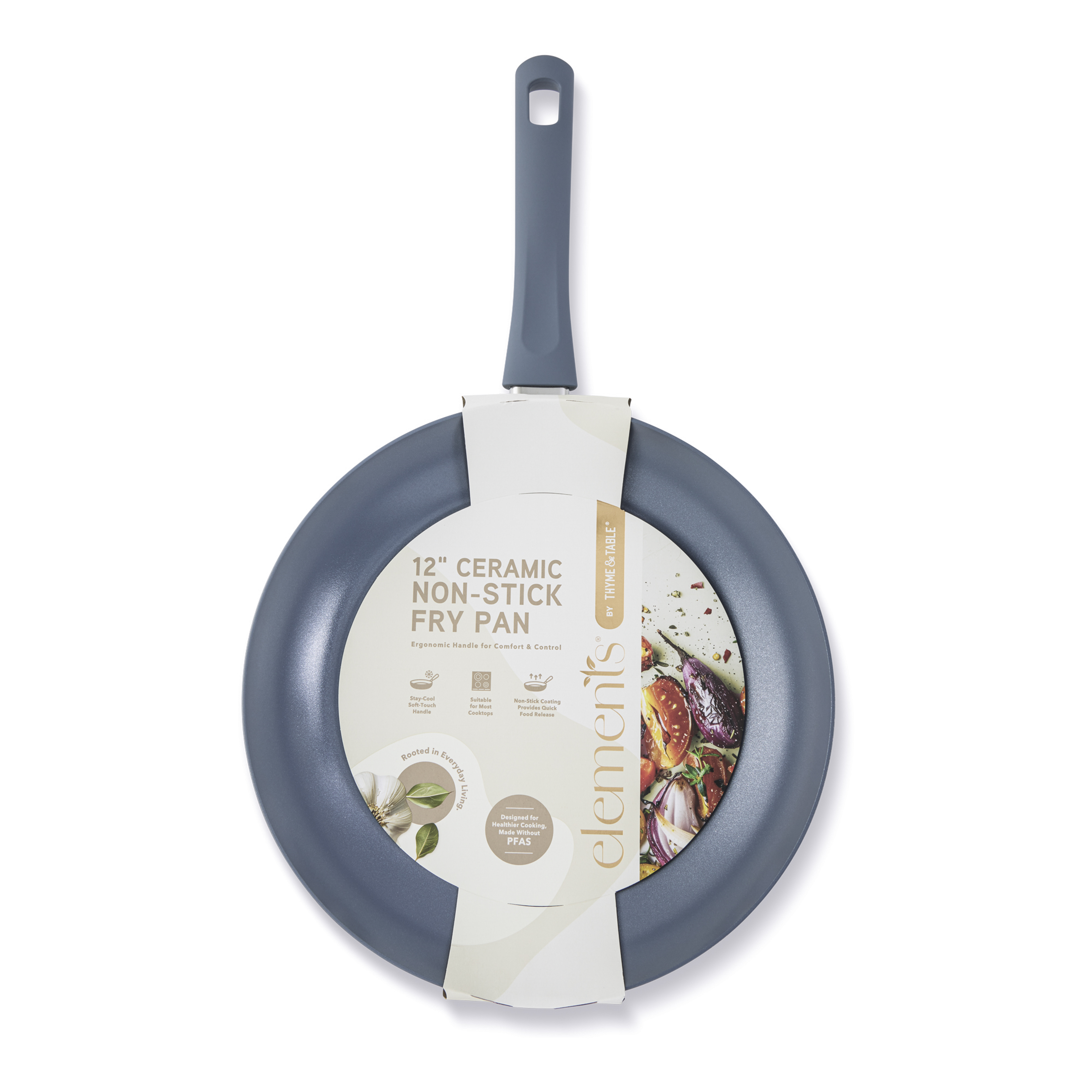 Elements by Thyme & Table 12-Inch Ceramic Non-Stick Fry Pan photo 5