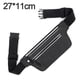 thumbnail image 2 of Riñonera para deportes al aire libre, cinturón ligero ajustado al cuerpo, bolsa impermeable para teléfono móvil, bolsa para correr neutra, color negro, 2 of 6