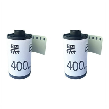 2X 400 Novice Practice Film Vintage Camera Film Photo Studio Kits 35mm 12sheets Asa/ Black White Negative Camera Film