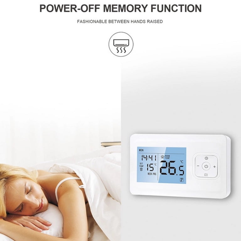 Tuya Smart Wireless Wifi Phone App Control Programmable Room Thermostat -  Walmart.com