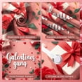thumbnail image 3 of Pink Theme Ladies Celebration Banner Heart-shaped Women Party Display Gift Box Design Champagne Glass Girls Gathering Backdrop for Ladies Party Girls Gathering Bachelorette Party, 3 of 8