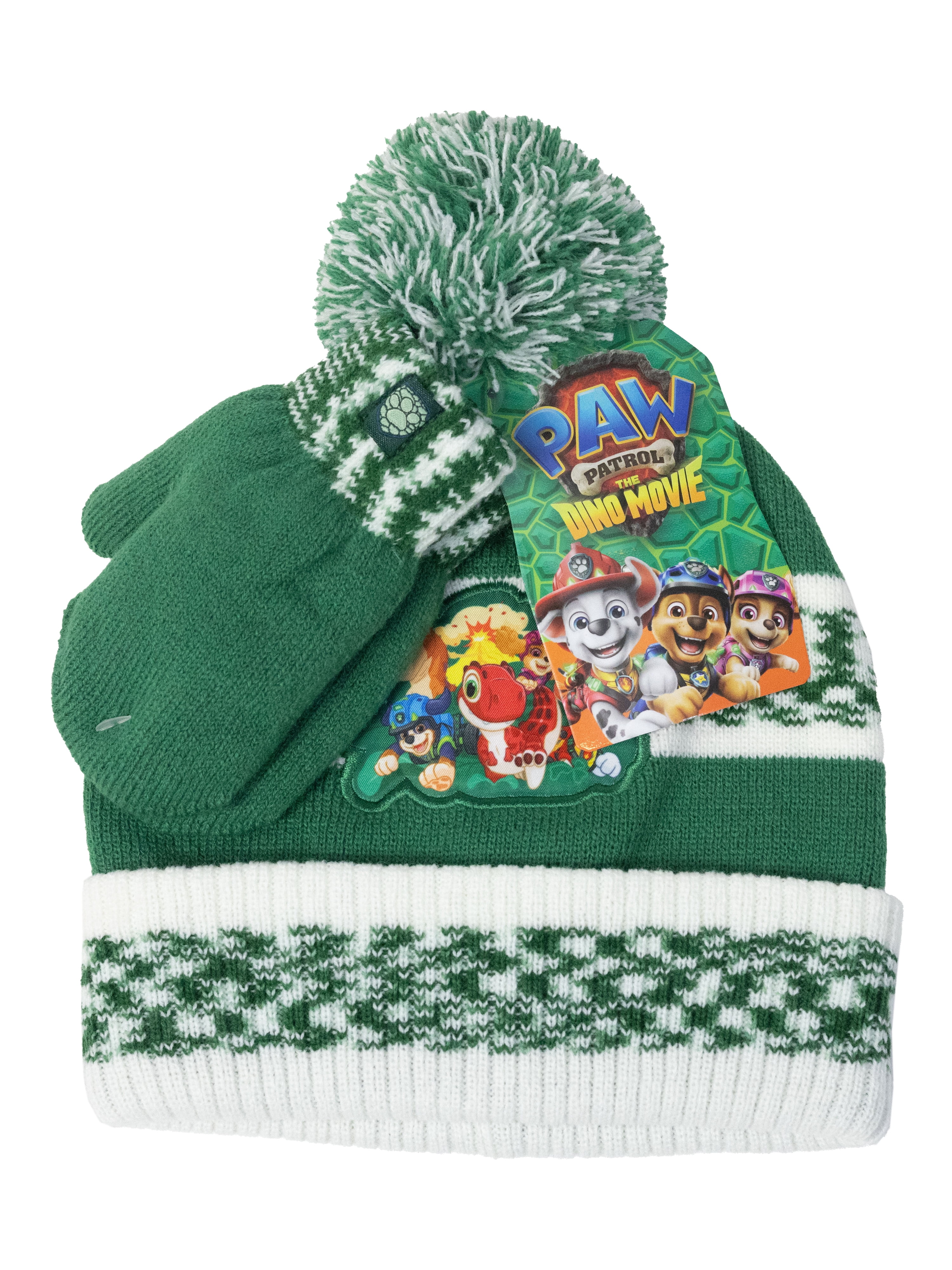Character Toddler Beanie and Mittens, 2-Piece Set