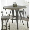 thumbnail image 3 of Portland 5 Piece Counter Height Dining Set in Gray and Brown, 3 of 4