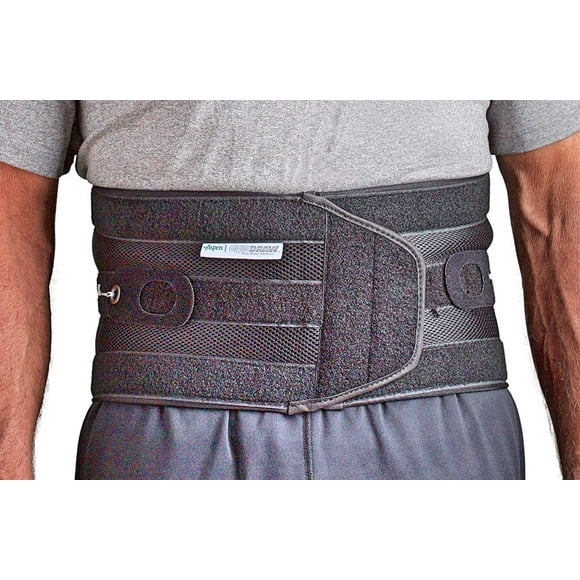ASPEN Medical Products Quikdraw PRO Back Brace with Pulley System for Lower-Back and Lumbar Pain Relief, Medium