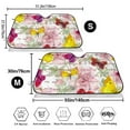 thumbnail image 3 of Fotbe Butterflies and Vintage Car Windshield Sunshade | Sun Visor Protector Front Window Shade, Keeps Out UV Rays, Keeps Your Vehicle Cool-Small, 3 of 7