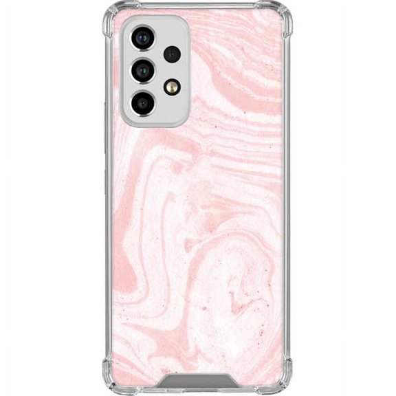 Skinit Marble Pink Marbling Galaxy A53 5G Clear Case