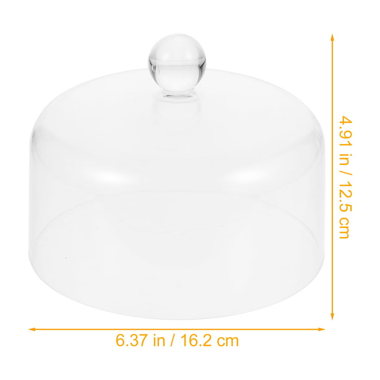 Cover Dome Clear Cake Microwave Splatter Display Bowl Plates Oven