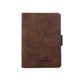 thumbnail image 2 of DEKAXID - Funda de cuero para pasaporte, impermeable, para viaje, tarjetero, bonita funda para pasaporte con hebilla para mujer y hombre, 2 of 7