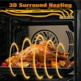 thumbnail image 4 of Babevy 24 Inch Built-in Steam Oven, 3000W Convection with Air Fry, 2.5 Cu.Ft, Touch Control Digital Display for Kitchen Apartment Cabinet, 4 of 13