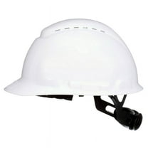 3M SecureFit 4-Point Ratchet Hard Hat White Vented