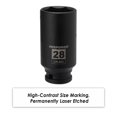 thumbnail image 5 of Dado de impacto profundo MIXPOWER 28 mm para llave de 1/2" CR-MO, 5 of 5