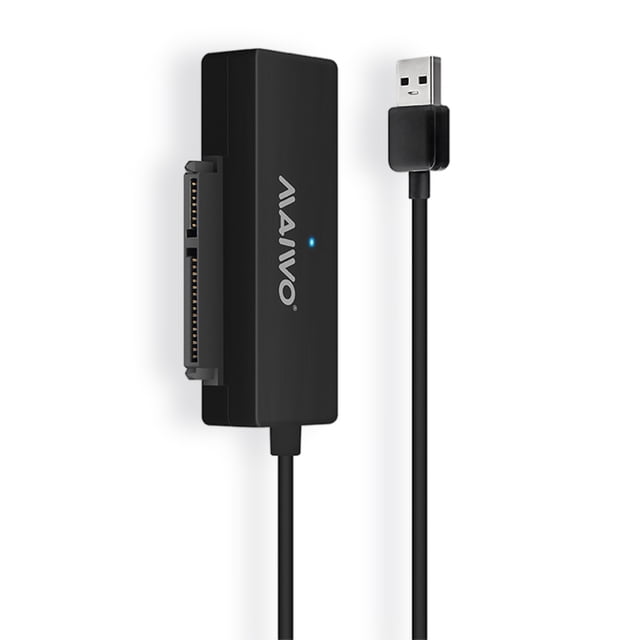 Maiwo USB A SATA HDD Adaptador Cable Inicio Oficina Rápida Velocidad rápida 2.5 pulgadas Convertidor de disco duro ABS ABS de plástico Accesorios para laptop negro Inevent EL005910-01B