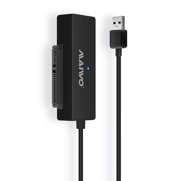 Maiwo USB A SATA HDD Adaptador Cable Inicio Oficina Rápida Velocidad rápida 2.5 pulgadas Convertidor de disco duro ABS ABS de plástico Accesorios para laptop negro Guardurnaity EL005910-01B