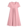 thumbnail image 6 of Maxi&nbsp;Dresses for Women Elegant Deep Crew Neck Ruffle Party Warp Dress Loose Fit Boho Spring Summer Long Dress Ladies Petite Maxi Formal Wedding Guest Dresses for Women Aline, 6 of 6