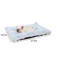 thumbnail image 3 of Teissuly Winter Warm Plush Pet Kennel Removable And Washable Thickened Non-slip Stainresistant Dog Mat Washable Dog Kennel Soft Cats Kennel Suitable 11 To 33 Pounds Teissuly WER2023112003480, 3 of 8