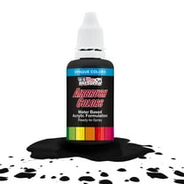 U.S. Art Supply 1-Ounce Opaque Deep Black Airbrush Paint