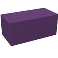 thumbnail image 1 of SoftZone® 18in x 36in Rectangular Ottoman Standard - Purple, 1 of 2