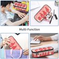 thumbnail image 6 of Uemuo Gnomes Hold The Letters LOVE Printed Large Pencil Case, Big Capacity Pencil Pouch Stationery Pen Bag, Storage High Capacity Bag Pouch Holder Box Organizer, Marker Pen Case, 6 of 9