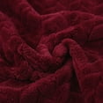 thumbnail image 5 of Blanket Polyester Blanket Flannel Blanket 100X150Cm Burgundy Color, 5 of 7