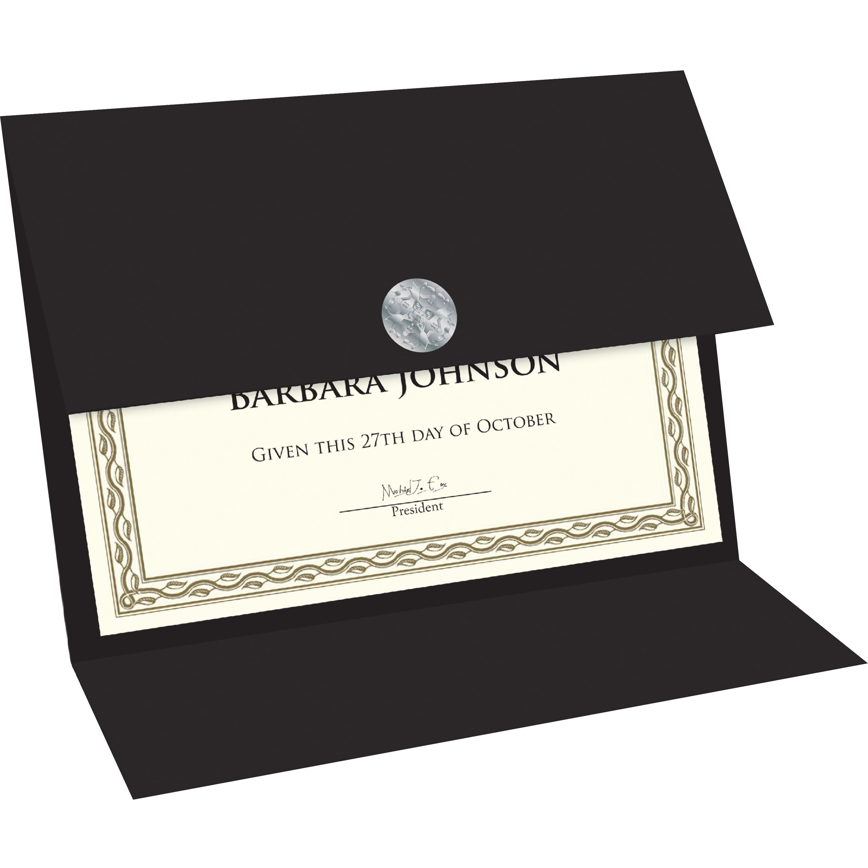 Black Certificate Jackets Teacher Appreciation Gifts 10 Count