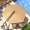thumbnail image 2 of MOALCOFER 9ft Offset Hanging Umbrella with Easy Tilt Adjustment,Cantilever Umbrella 360° Rotation for Garden,Poolside, 2 of 7