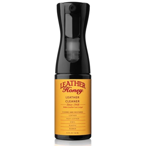 Leather Honey Non-Toxic, pH Balanced Leather Cleaner with Flairosol Spray Bottle, 5.4 fl oz, 1 Count