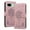 Rosegold, variant on ELEHOLD Case for Google Pixel 8A, Premium PU Leather Wallet Flip Case Folio Cover with Card Holder Kickstand,Red