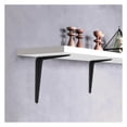 thumbnail image 6 of Nuk3y 6" x 8" L Shape Heavy Duty Shelf Bracket with Screws, 20 Pack, 6 of 6