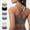 Gray, variant on Sports Bras for Women, Women's Strappy Sports Bras Fitness Workout Padded Yoga Top Criss Back Cami, Women Plus Size Back Sports Bra Fitness Clothes Running Drying Yoga Underwear