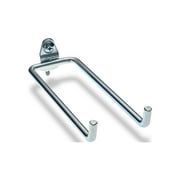 Triton Products 5-3/4 inch Double Rod Steel Pegboard Hook, 80-Degree Bend, 10pk