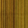 thumbnail image 1 of Ahgly Company Indoor Square Abstract Yellow Modern Area Rugs, 8' Square, 1 of 4