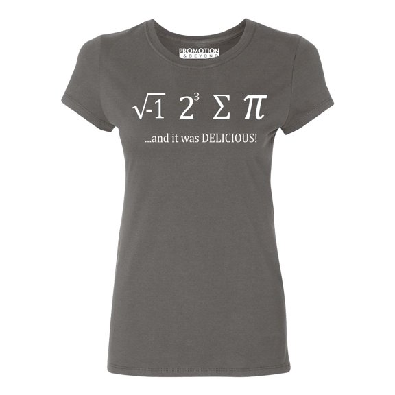 P&B I Ate Some Pie It was Delicious Women's T-shirt, Charcoal, M