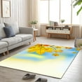thumbnail image 5 of AuroraX Fall Living Room Area Rug Thanksgiving Halloween Non-Slip Backing Bath Mat Rug Maple Leaf Contemporary 35x23 Inch, 5 of 6